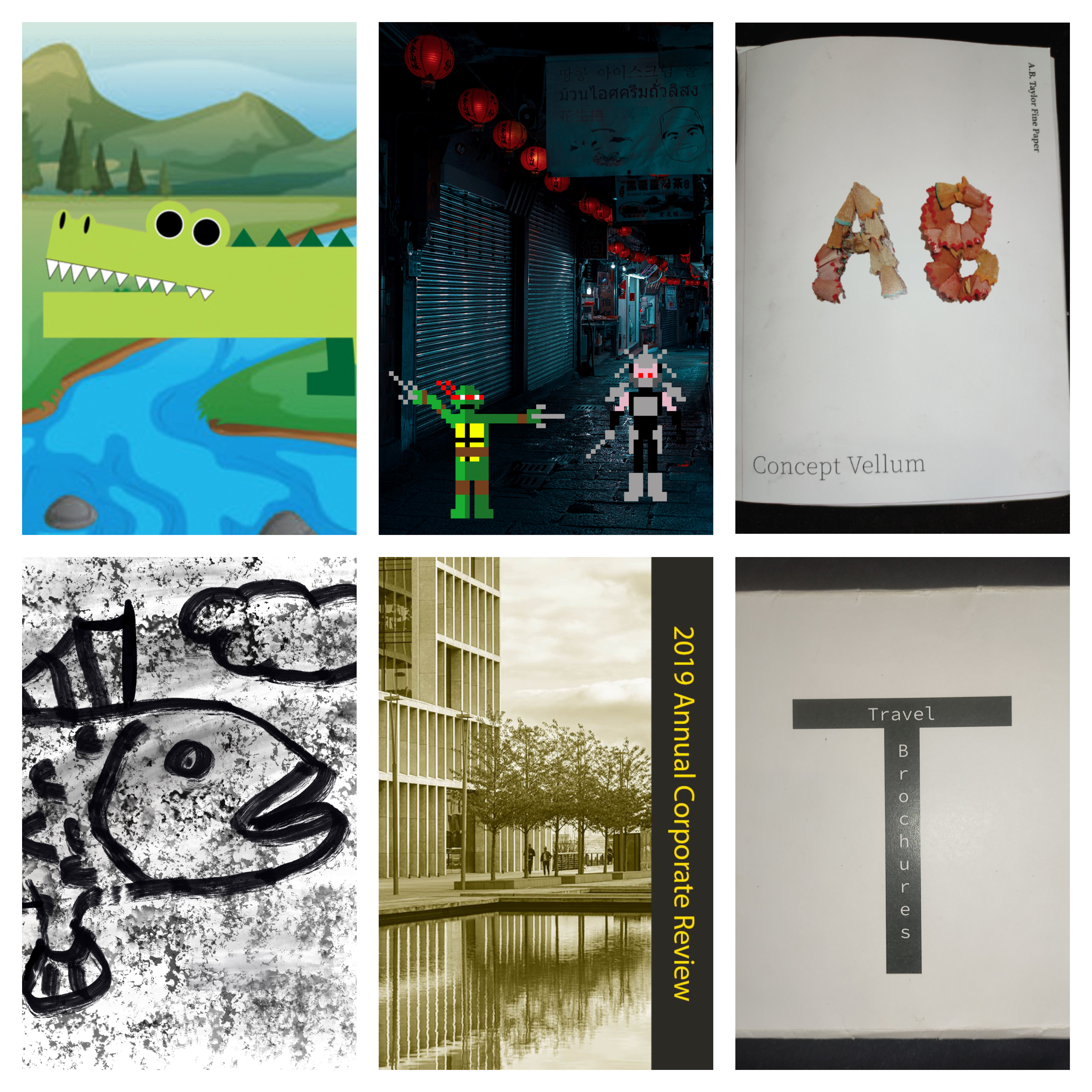 Duain Kelaart's Design Portfolio collage